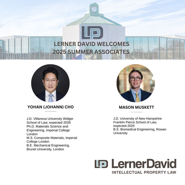 Lerner David Welcomes Two Summer Associates