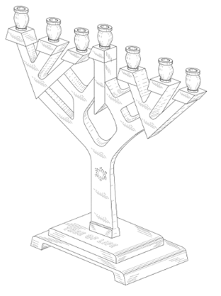 Patents Behind Holiday Traditions Menorah