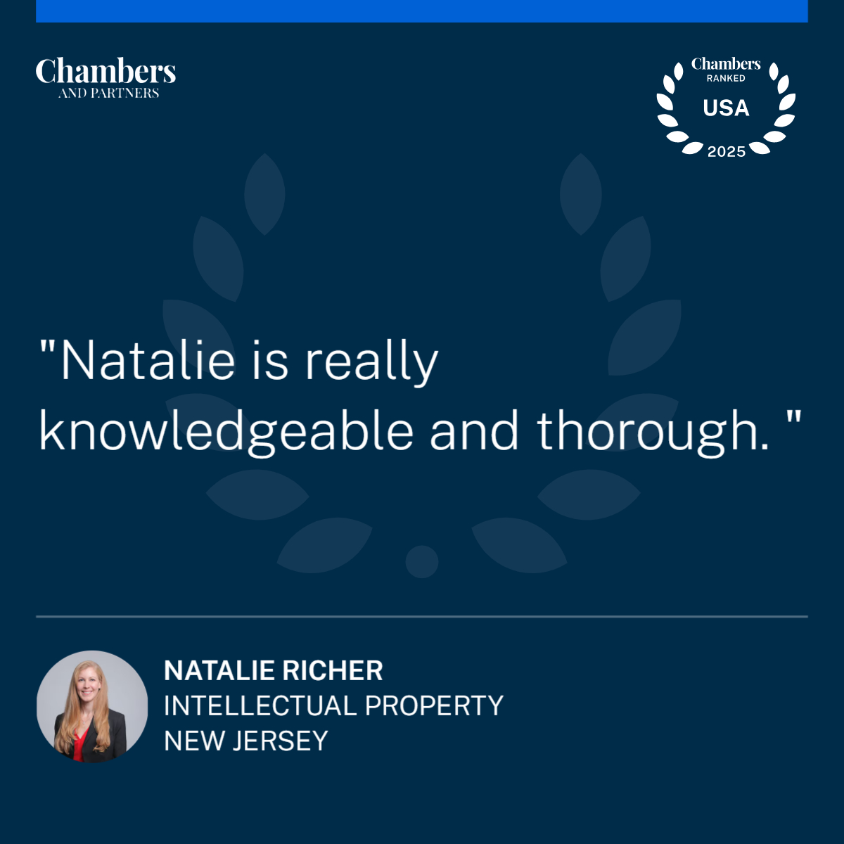 Natalie Richer Chambers Ranked 2025