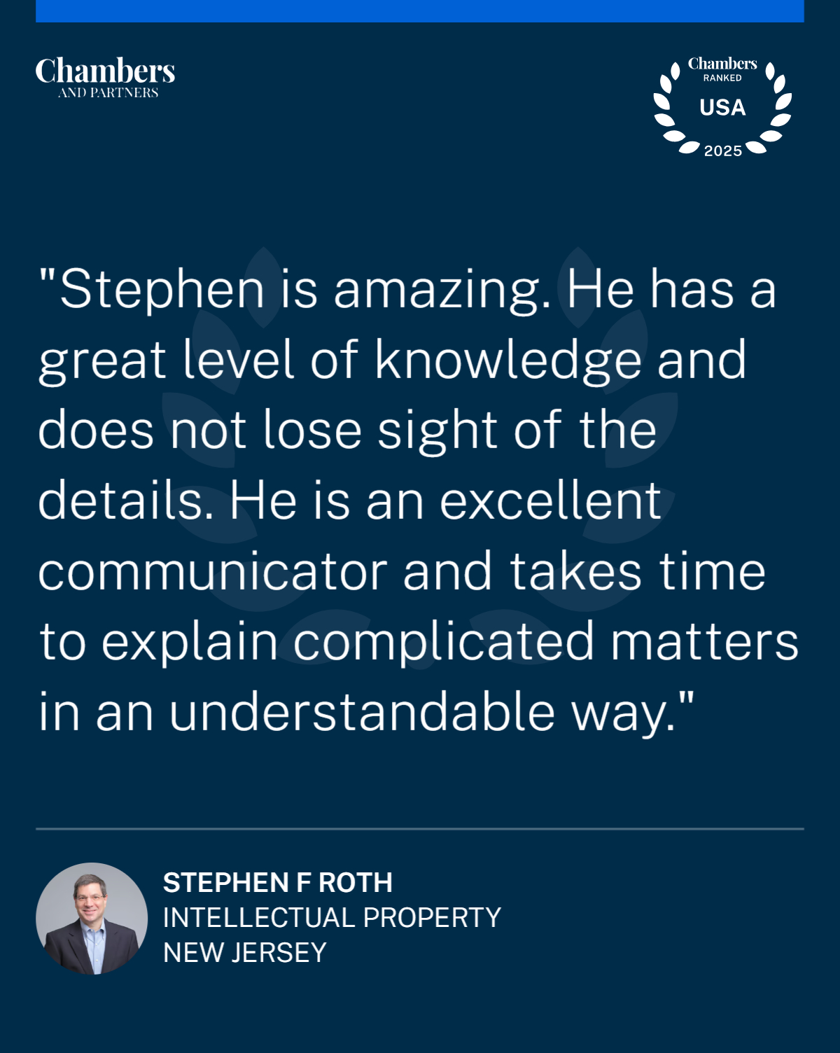 Stephen Roth Chambers 2025